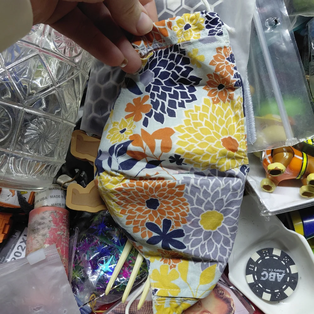 Premier Prints Blooms Maya Face Mask